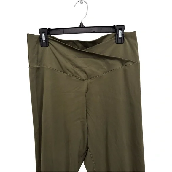 Aerie Crossover Olive 3/4 Crop Hi Rise - Picture 2 of 5